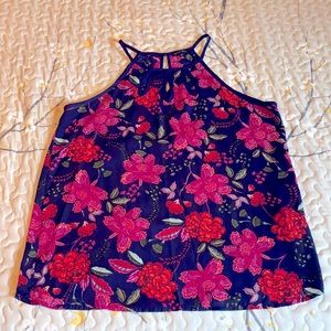 Beautiful floral tank top blouse-Size S